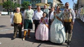 La delegazione di Sagunto alla Targa