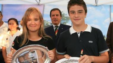 I due vincitori: Federica Torre e Federico Zuckermann