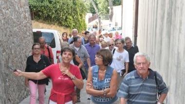 Un momento della passeggiata
