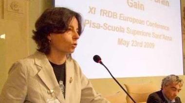 La professoressa Carrozza durante un convegno