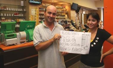 Vinti 38mila euro alla tabaccheria Fantini  