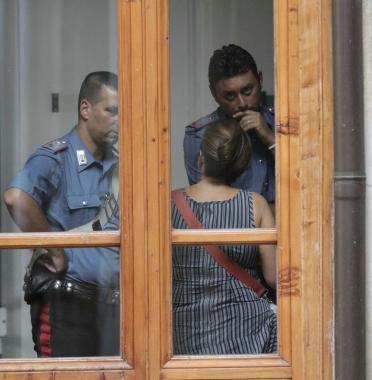 I carabinieri sul luogo dellincidente 