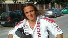 <b>PASSIONE A DUE RUOTE. </b>Andrea Cellai con la maglia della Honda, in sella alla sua moto.