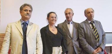 I candidati alla carica di rettore (da sinistra): Augello De Francesco Miccoli e Lucacchini  