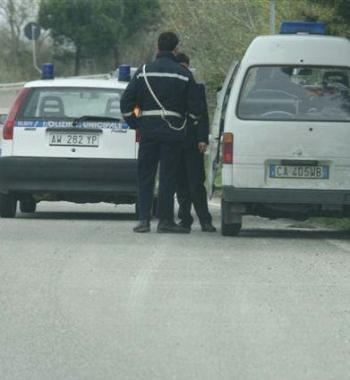 Vigili urbani in azione 