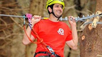 Francesco Marchi su un percorso