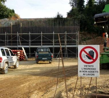 Il cantiere dove si &egrave; verificato lincidente 