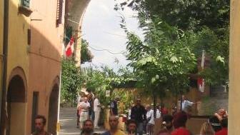 Un momento della rievocazione storica che si tiene a Montopoli Valdarno