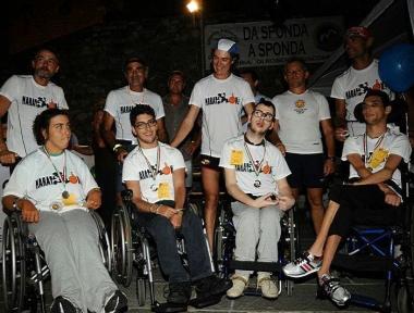 Foto di gruppo per i maratonabili 