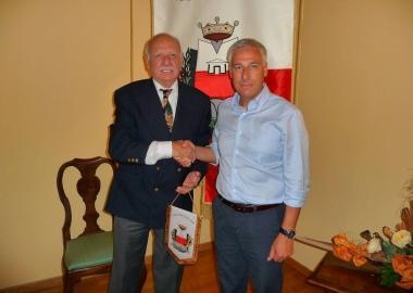 Il sindaco con Ciardella 