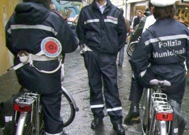Vigili urbani in azione 