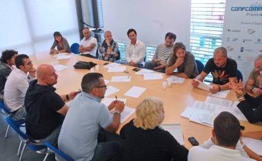 Lincontro con gli esercenti della zona della Sala  