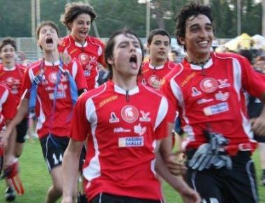 <b>CAMPIONI</b>. Gli Under 15 gioiscono per il titolo nazionale 