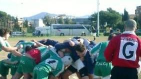 <b>MISCHIA. </b> Un’azione di una squadra del Rugby Livorno