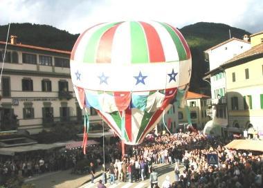 I preparativi del lancio e il pallone in volo 