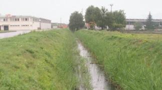 La zona interessata dallo sversamento