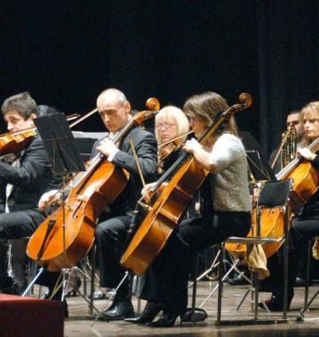 Orchestra in concerto 