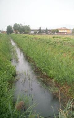Il rio Ralletta a Porcari 