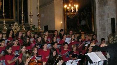Un momento del Mottettone in duomo (Vip)