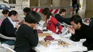Un recente torneo di “Go”