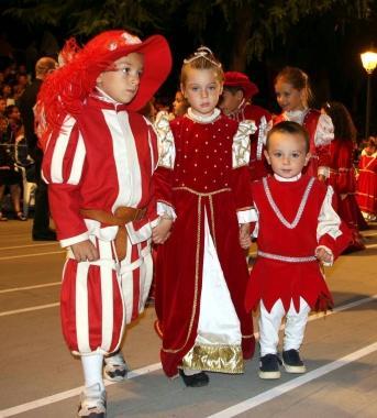 Alcuni protagonisti del Palio-baby 