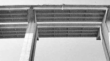 Uno scorcio del viadotto