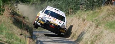 Moricci in un assetto spettacolare in gara 