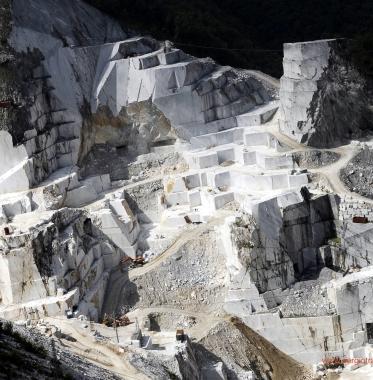 Uno scorcio delle cave      