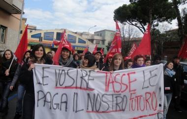 SIT-IN DEGLI STUDENTI