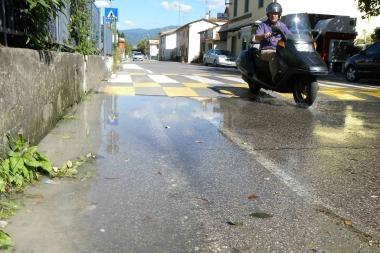 Il lago in via Bonellina 