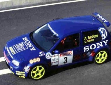 Una delle auto da rally 