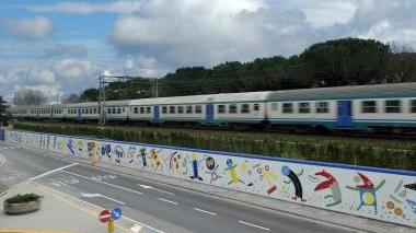 Il muro di Baj, vanto artistico di Pontedera