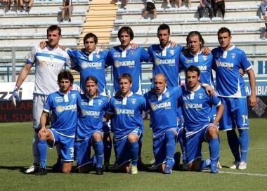 La formazione schierata dallEmpoli allinizio della sfida interna contro la Triestina 