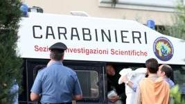 La salma di Massimo Stepich e i carabinieri che stanno svolgendo le indagini