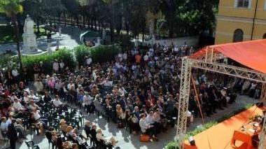 Una delle conferenze del festival Convivere in città
