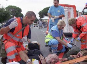 Esercitazione intorno a Camp Darby