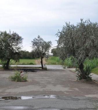 Larea di sosta dove era parcheggiata lauto  