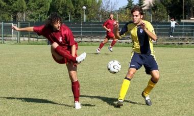 Unazione di gioco della sfida fra Ponzano e Malmantile 