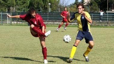 Un’azione di gioco della sfida fra Ponzano e Malmantile