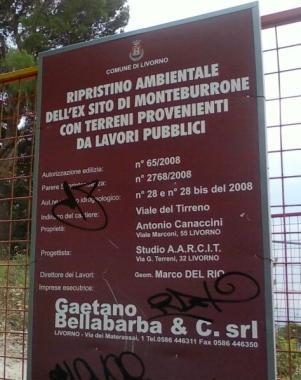 Le macerie di viale Caprera a Monteburrone