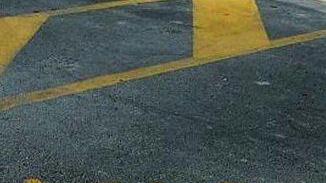 Un parcheggio per disabili