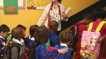 Primo giorno di scuole per gli alunni di alcune scuole elementari