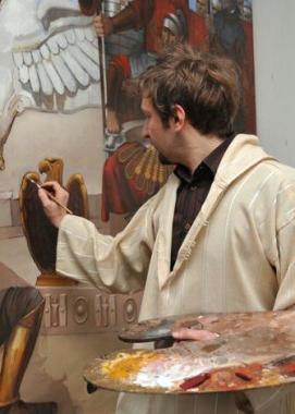 Un artista allopera 