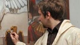 Un artista all’opera