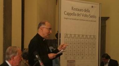 La conferenza stampa sulla sottoscrizione per il restauro del Volto Santo