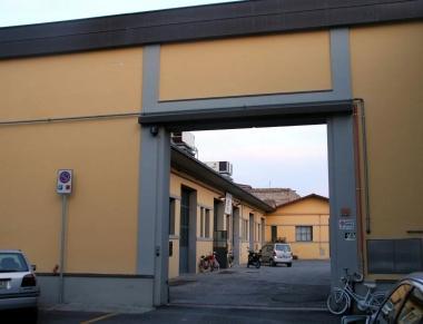 Lingresso del Laboratorio del tempo in via Filicaia            