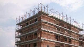 Case popolari in costruzione