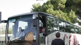 Il bus davanti alla Buricchi