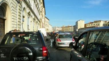 Traffico bloccato ieri sugli Scali