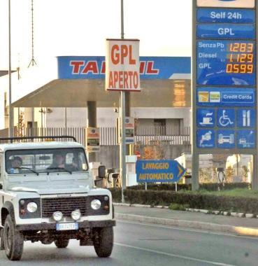 Un distributore di gpl 